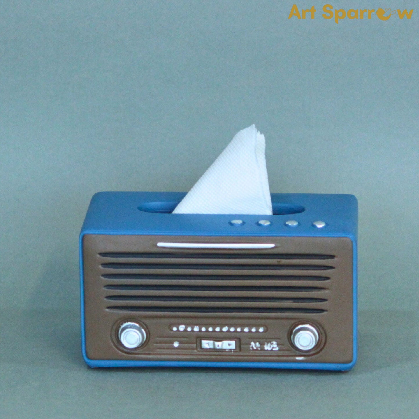 Retro Radio Tissue Holder