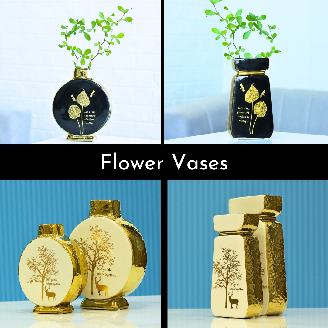 Wooden vases decor in india, shop online from www.artsparrow.in