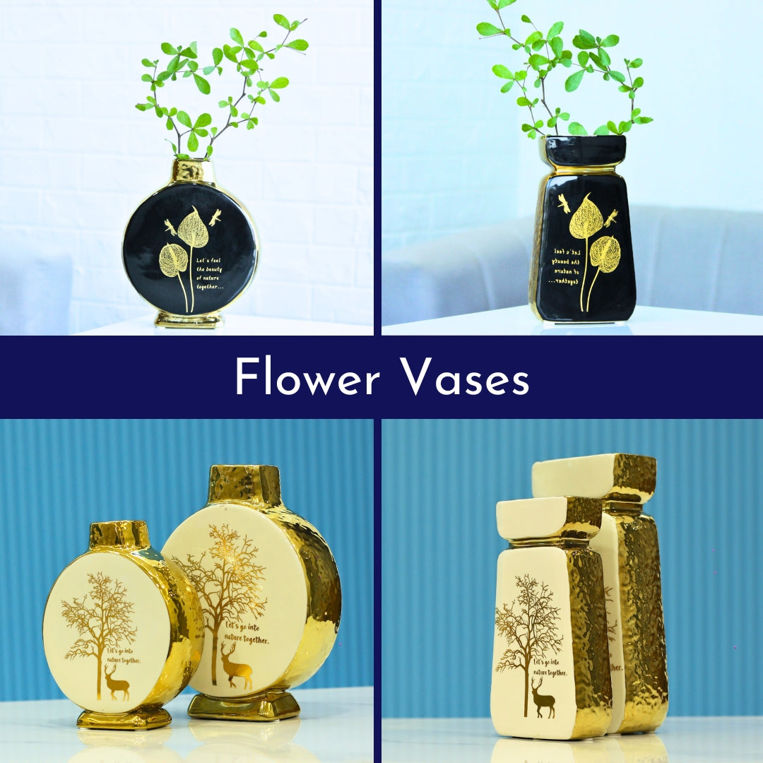 Wooden vases decor in india, shop online from www.artsparrow.in