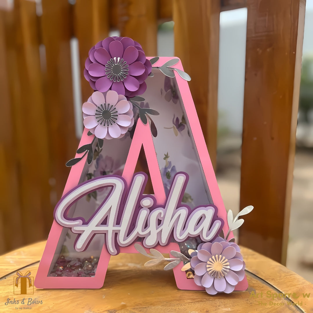 Customizable Personalized Alphabet Monogram | Inks & Bows