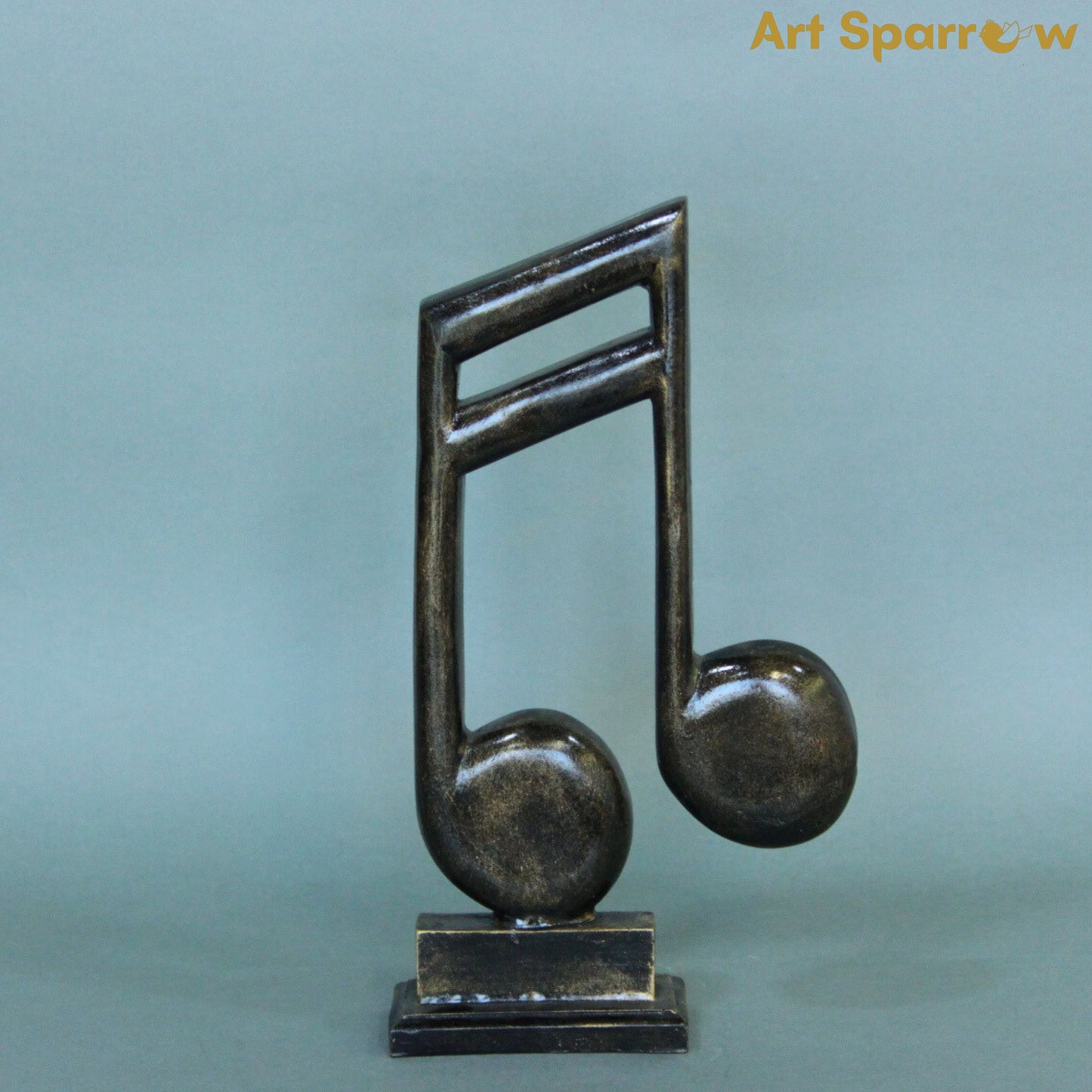 Music Note Decor Sculpture