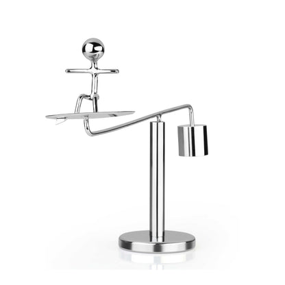 Stainless Steel Balancing Surfer Man Table Top