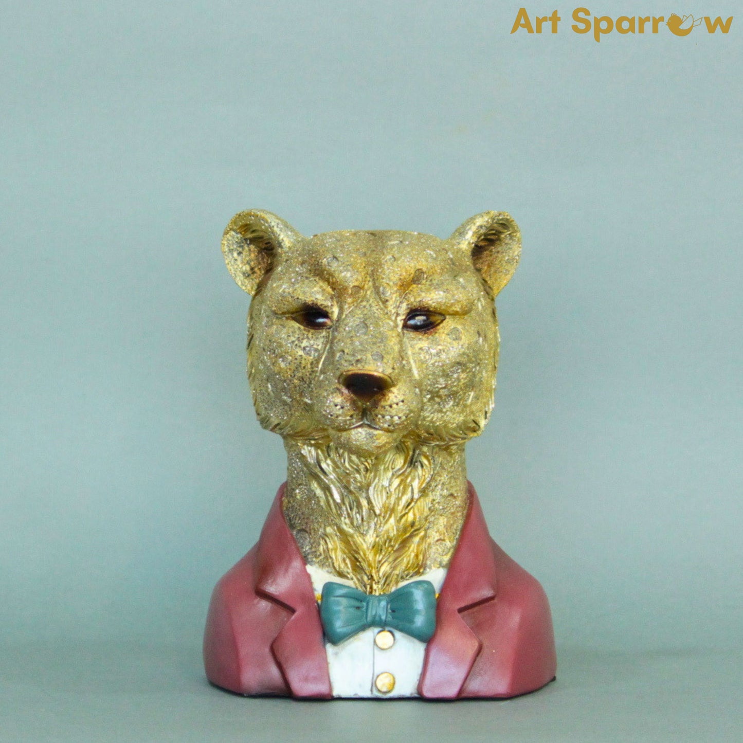 Leopard Figurine Polyresin Decor