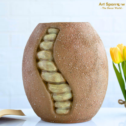 Flower Vase Stone Textured