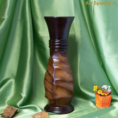 Unique Wooden Vase