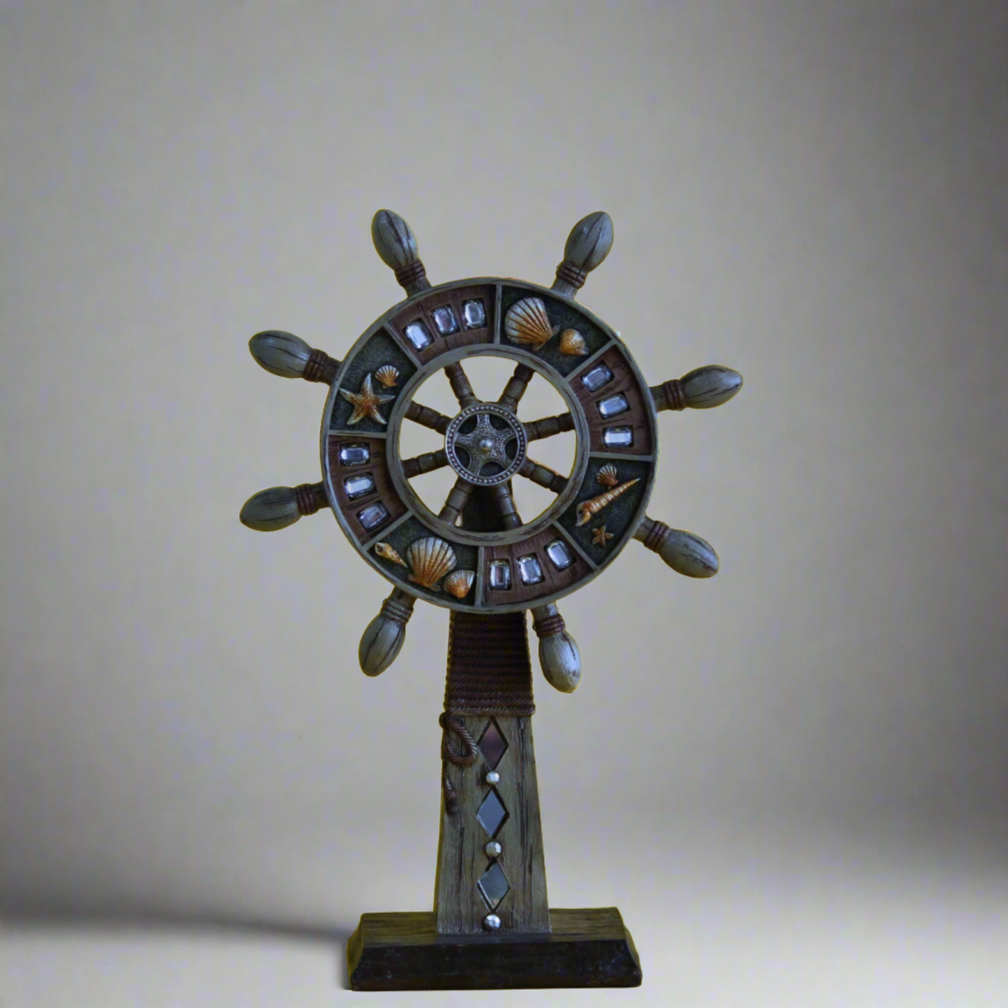 Ship Wheel Table Decor