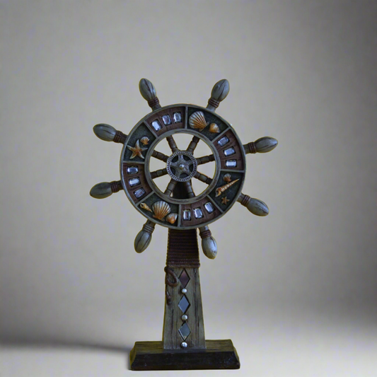 Ship Wheel Table Decor