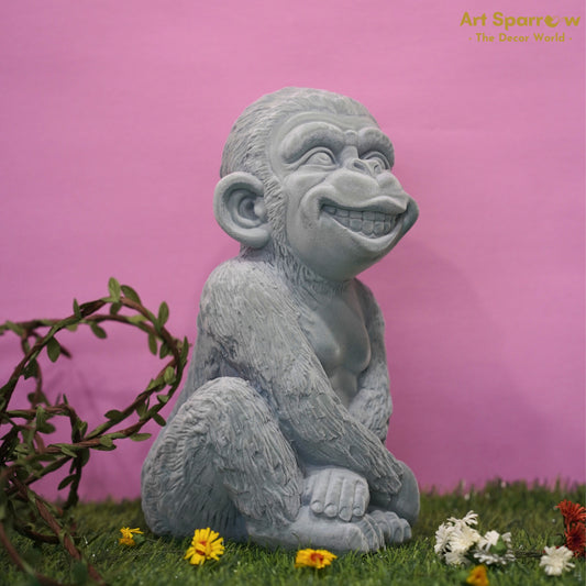 Velvet Finish Joyful Baby Chimpanzee