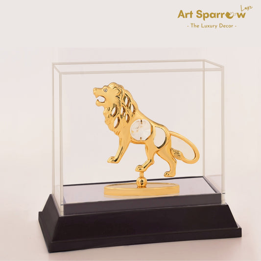 Golden Lion Roar Table Decor