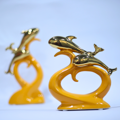 Dolphin Statue Polyresin