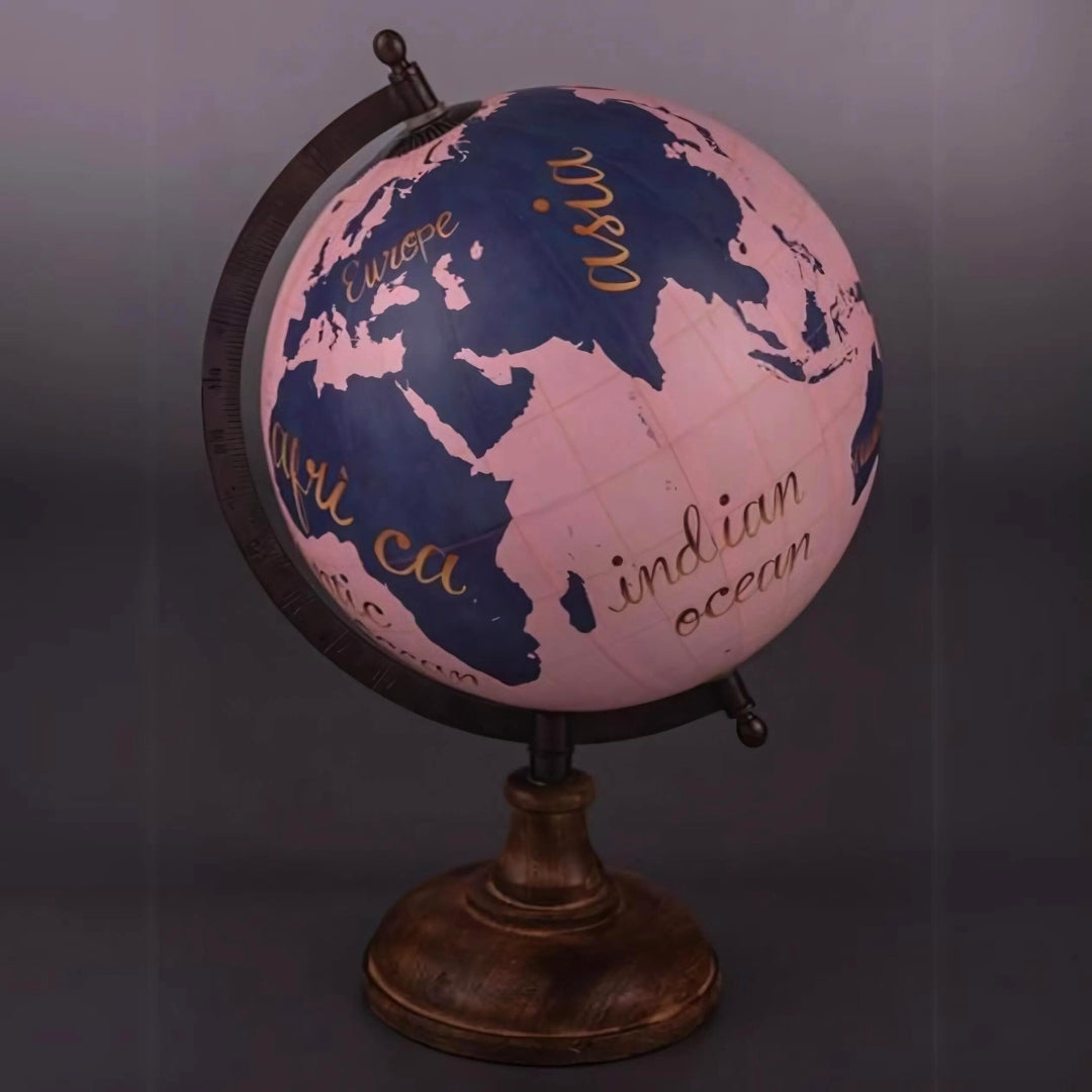 Pink Sphere World Desk Globe