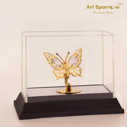 Golden Butterfly Decor Showpiece