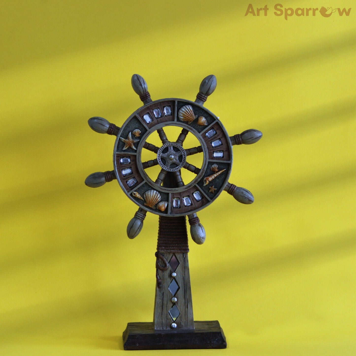 Ship Wheel Table Decor