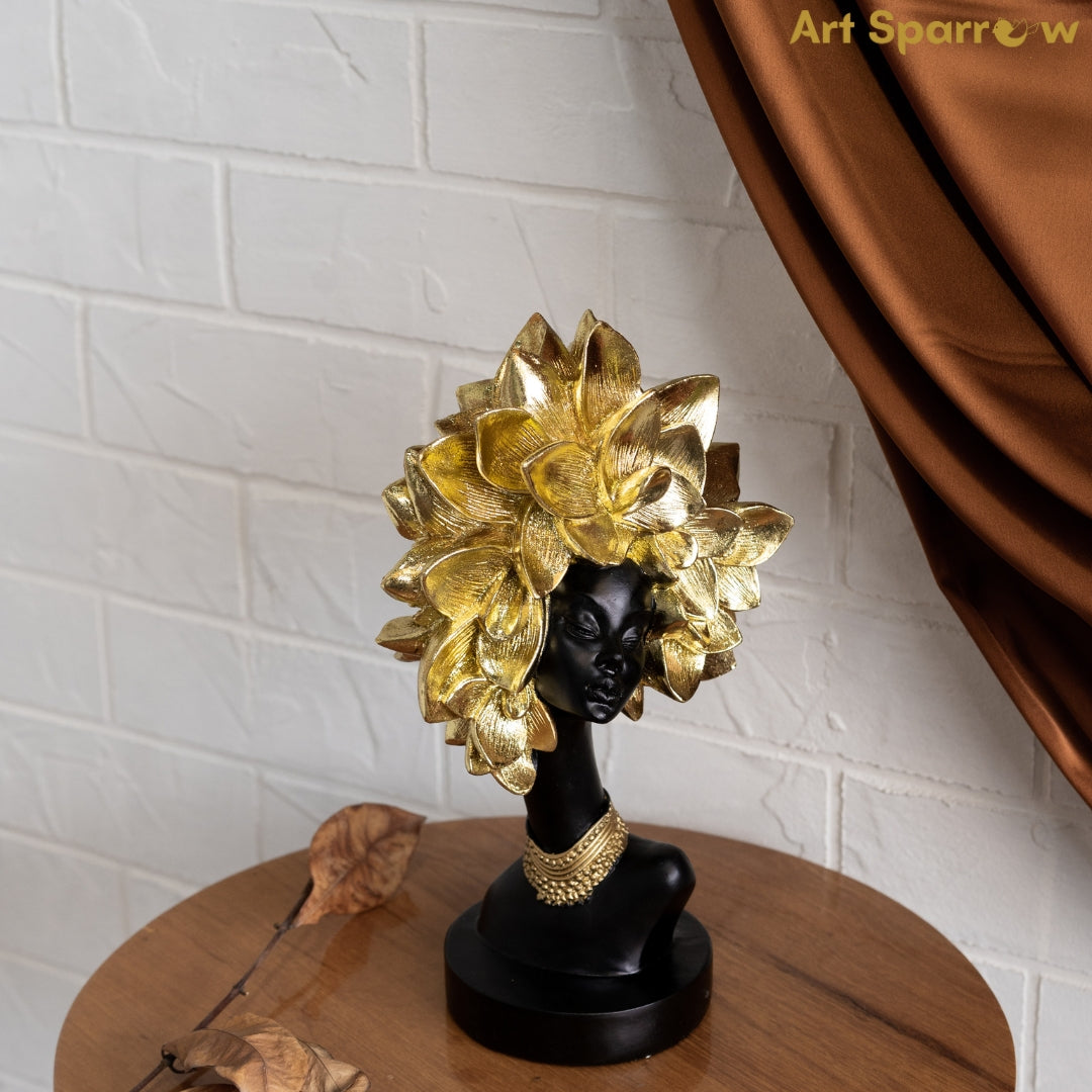 African Black Beauty Table Decor Showpiece