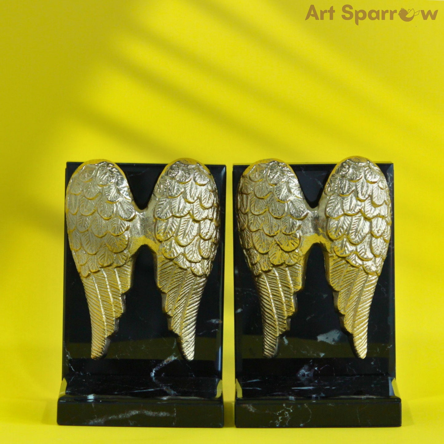 Golden Wing Bookends