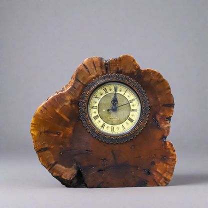 Cedar Wood Table Clock