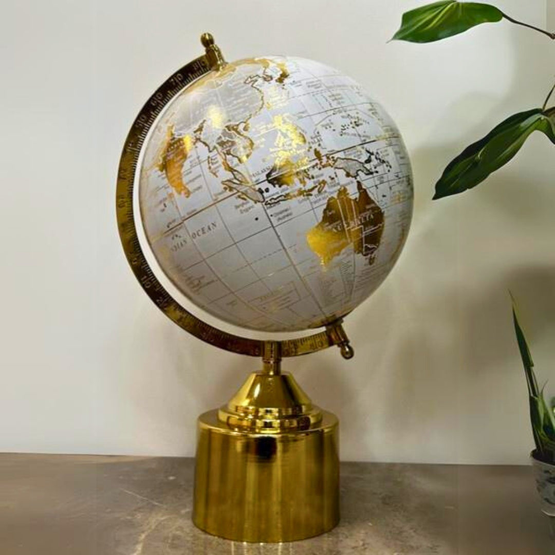 Golden Globe Desk Decor