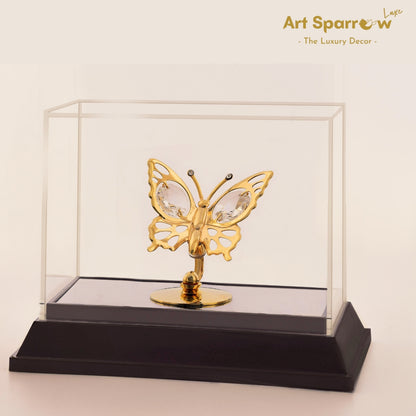 Golden Butterfly Decor Showpiece