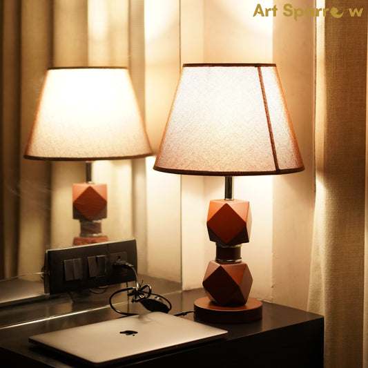 Contemporary Crystal Lampshade Table Nightlamp