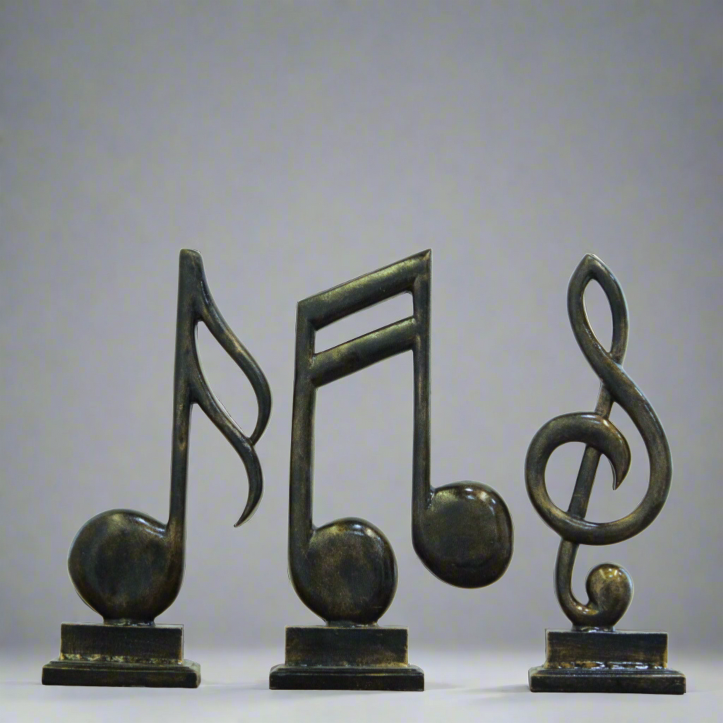 Music Note Decor Sculpture