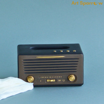 Retro Radio Tissue Holder