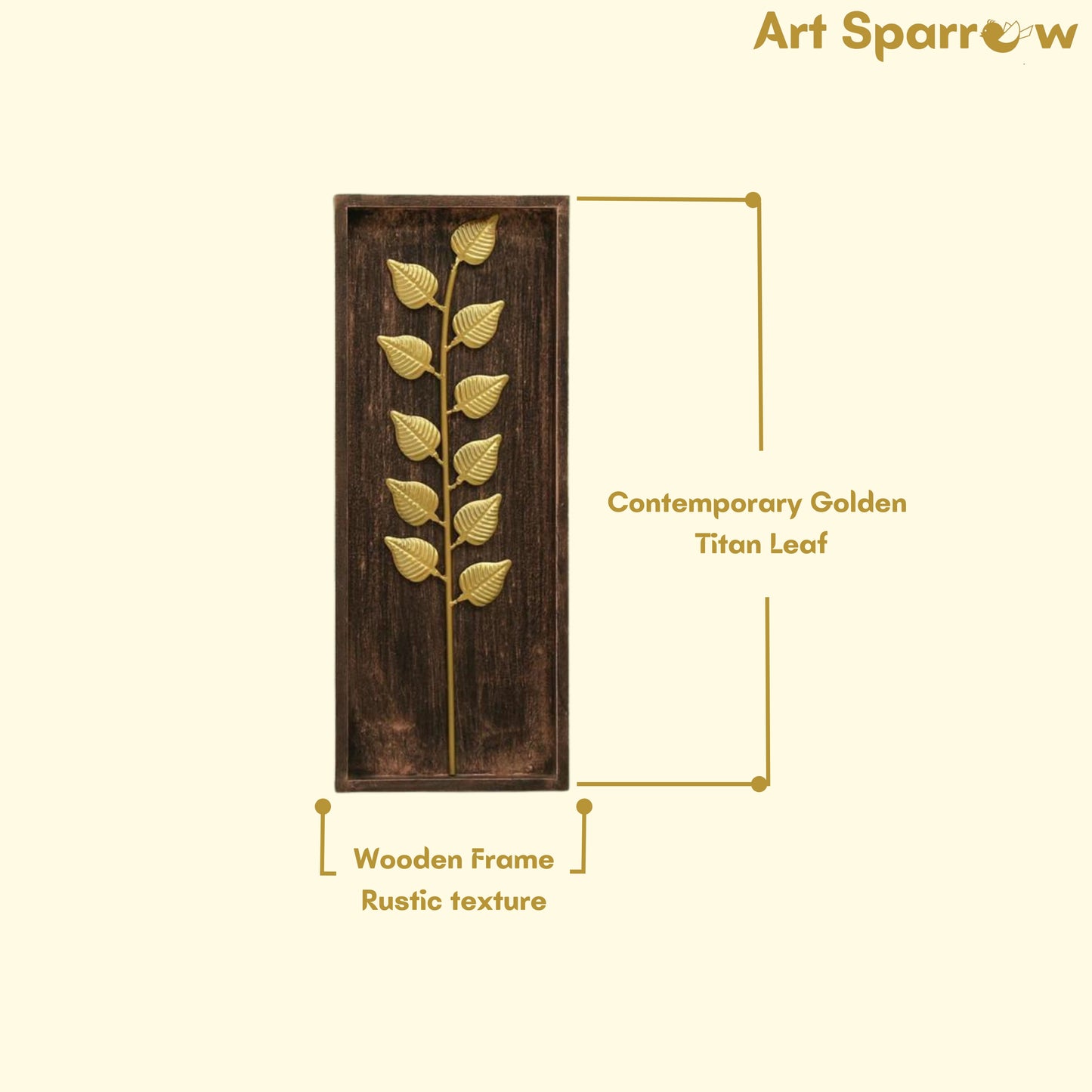 Titan Leaf Wall Hanging Decor