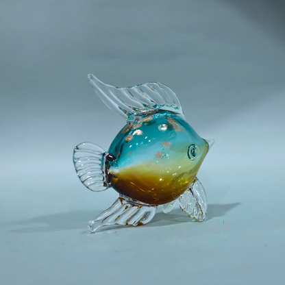 Hand Blown Murano Glass Fish Sclupture