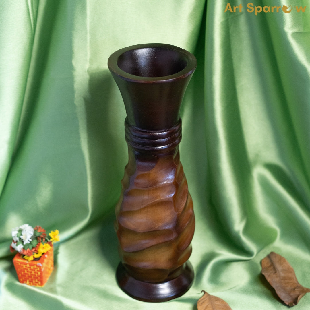 Unique Wooden Vase