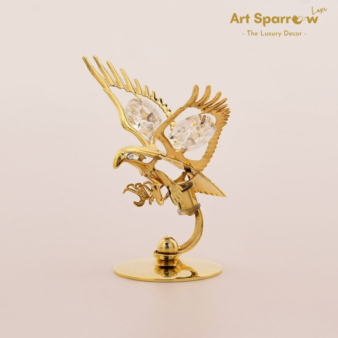 Golden Eagle Table Decor Showpiece