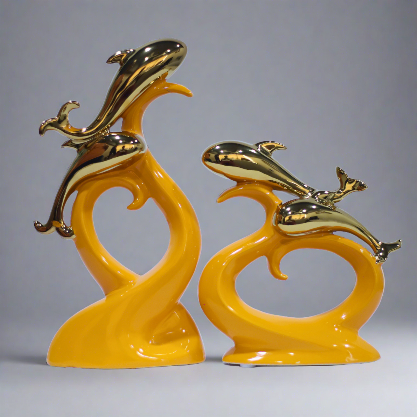 Dolphin Statue Polyresin