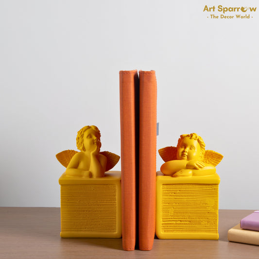 Yellow Bookends Baby Fairy