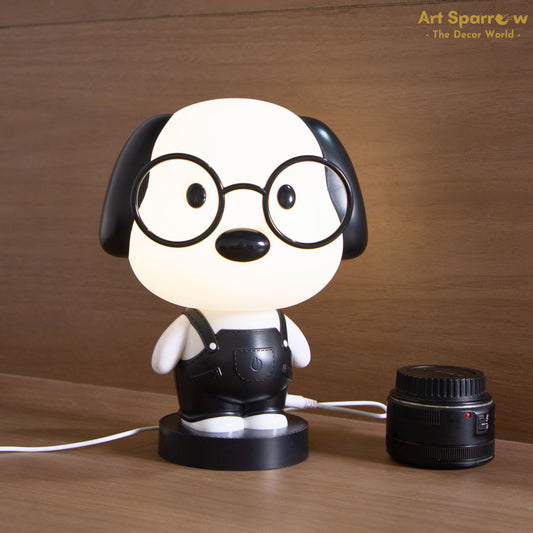 Study Table Teddy Dog Night Lamp Illuminate/Light