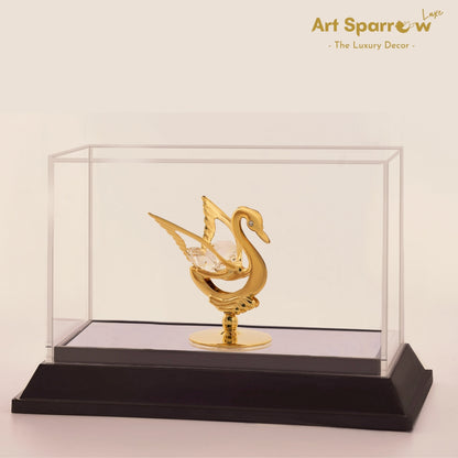 Golden Swan Decor Showpiece