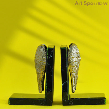 Golden Wing Bookends