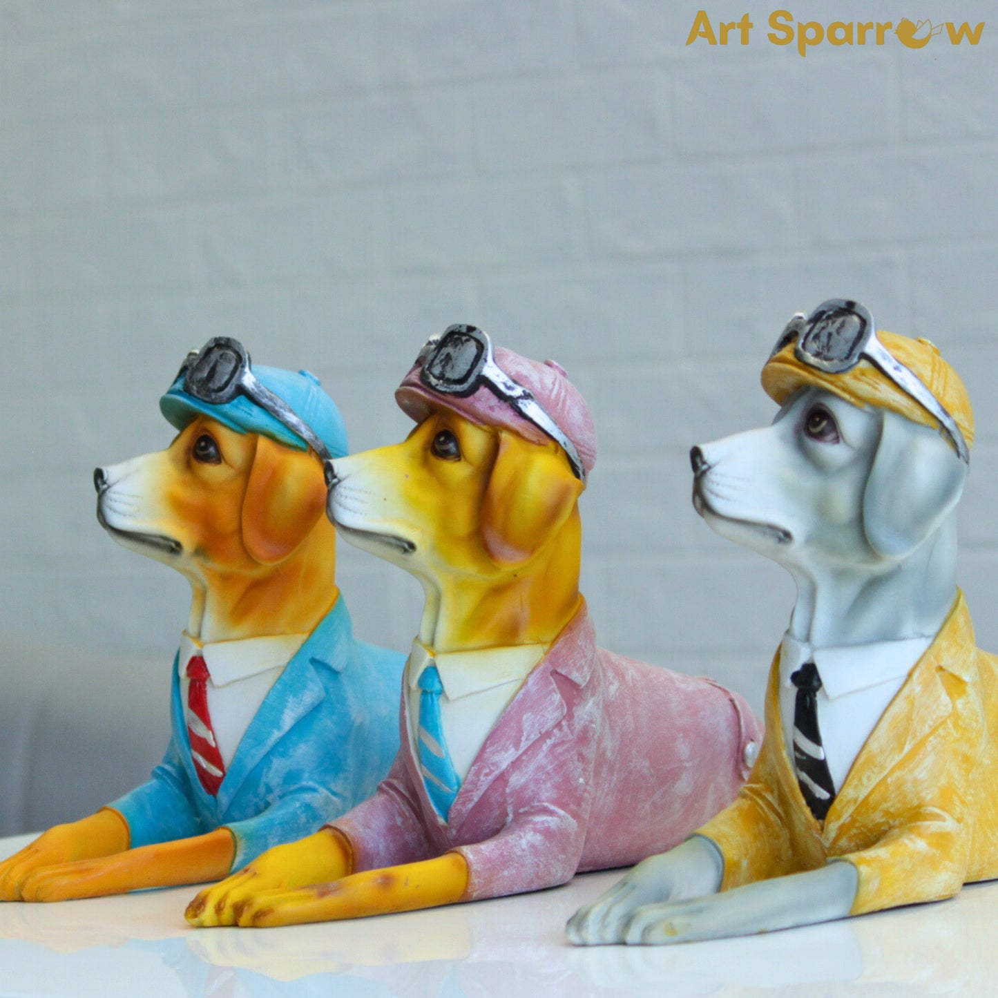 Polyresin Dog Statue