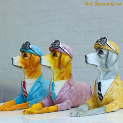 Polyresin Dog Statue