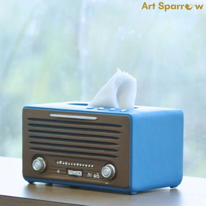 Retro Radio Tissue Holder