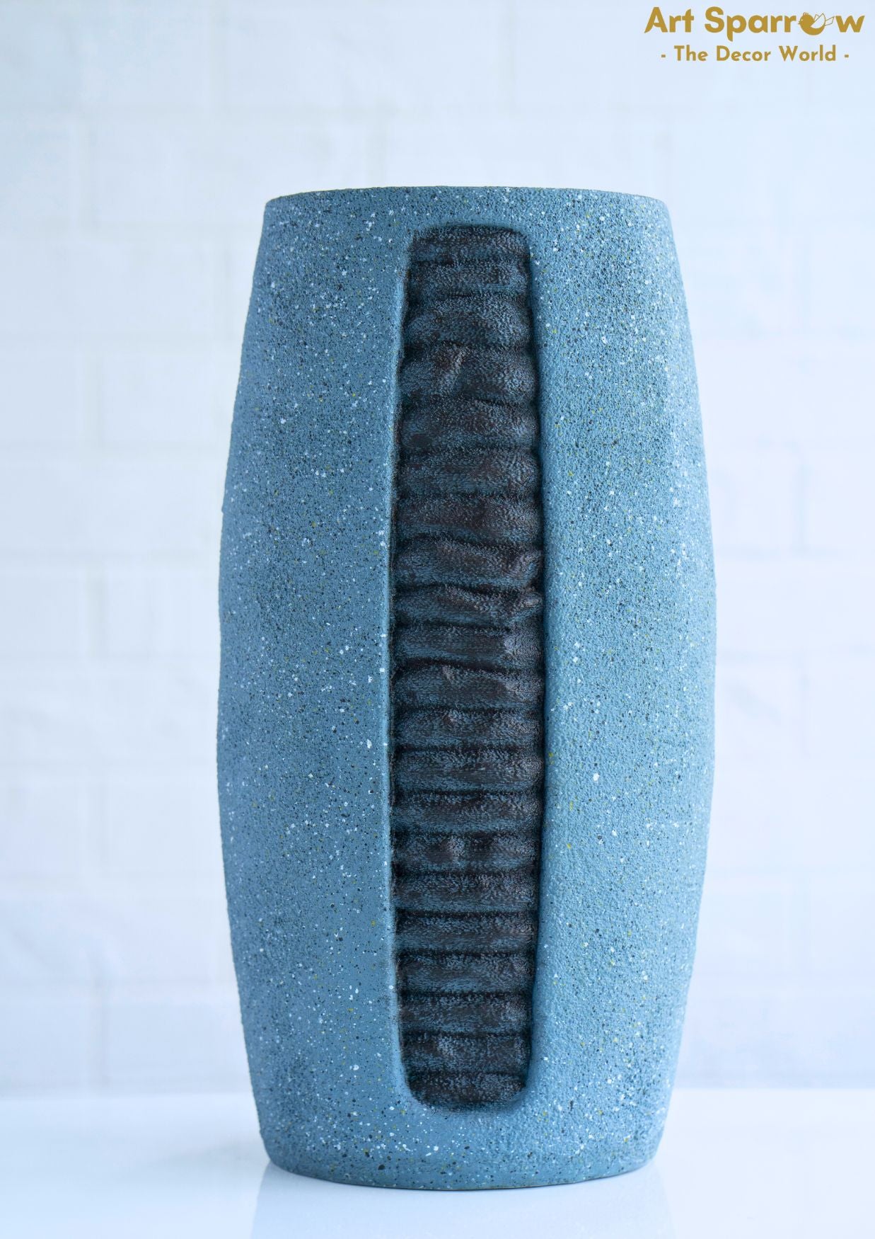 Flower Vase Textured Stone