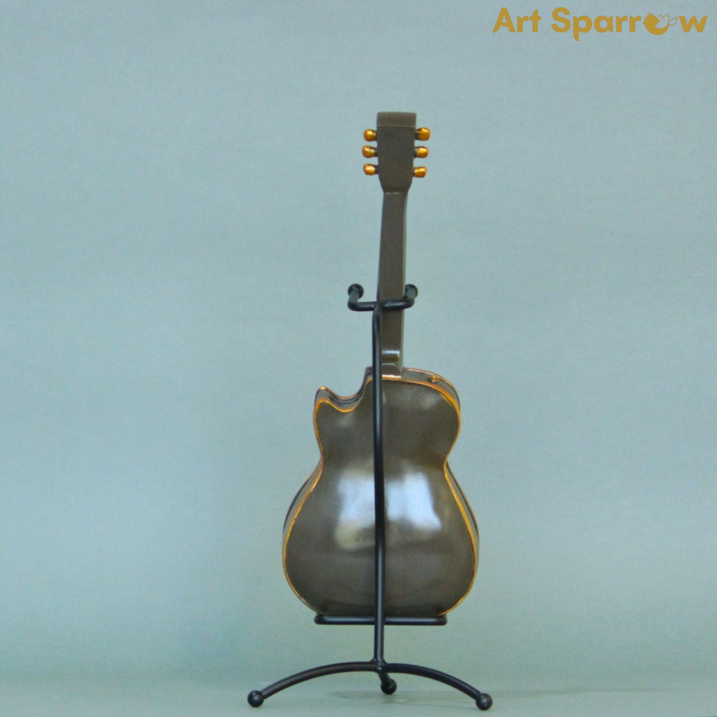 Musical Instrument Yellow Guitar Home Decor