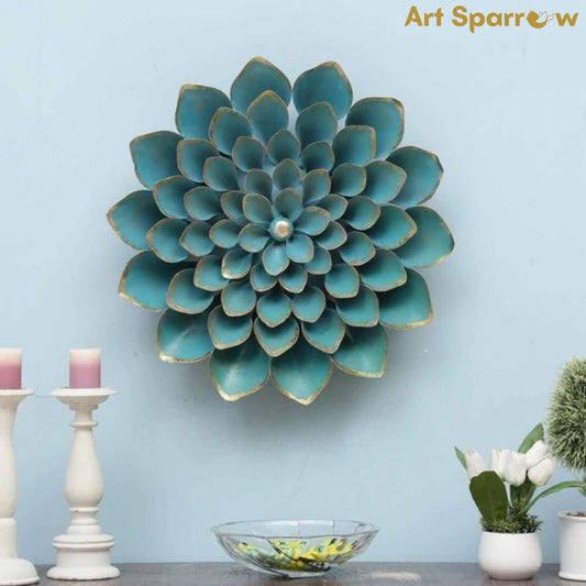 Aster Flower Wall Mount Metal Decor