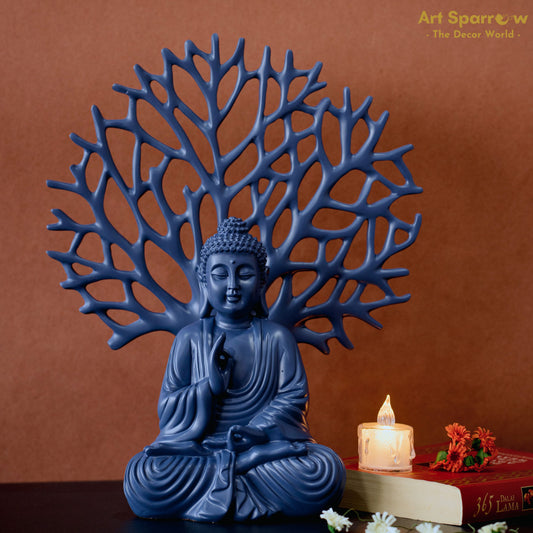 Serene Buddha Polyresin Table Art