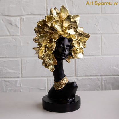 African Black Beauty Table Decor Showpiece