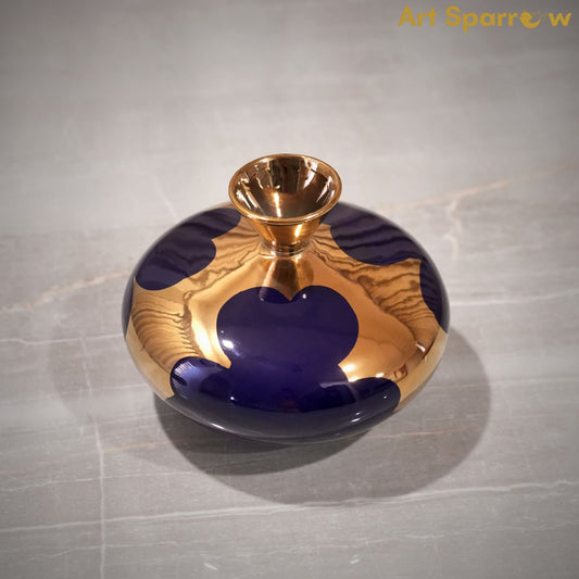 Glossy Purple Vase