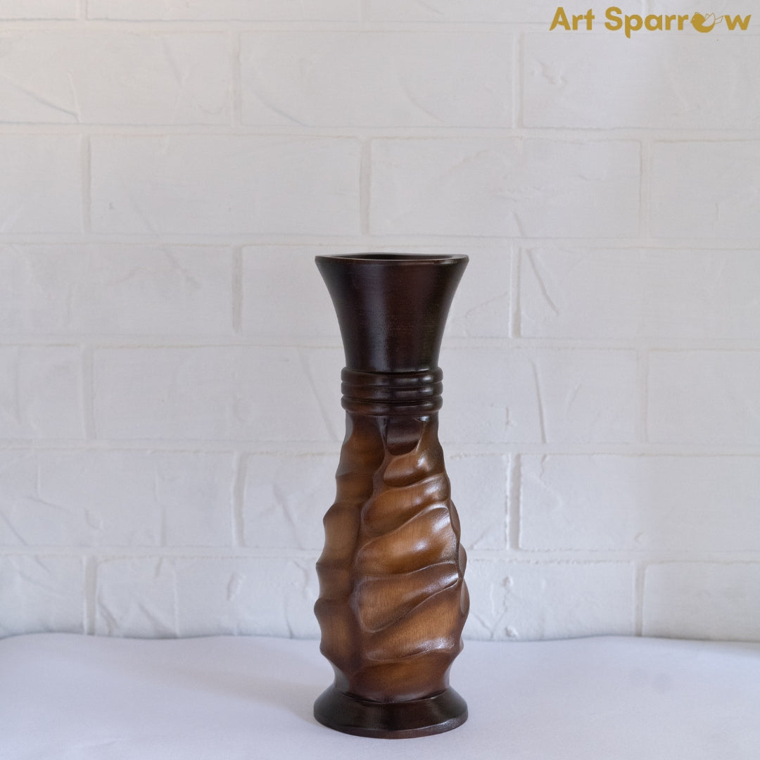 Unique Wooden Vase