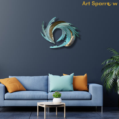 Sea Dragon Metal Art Wall Decor