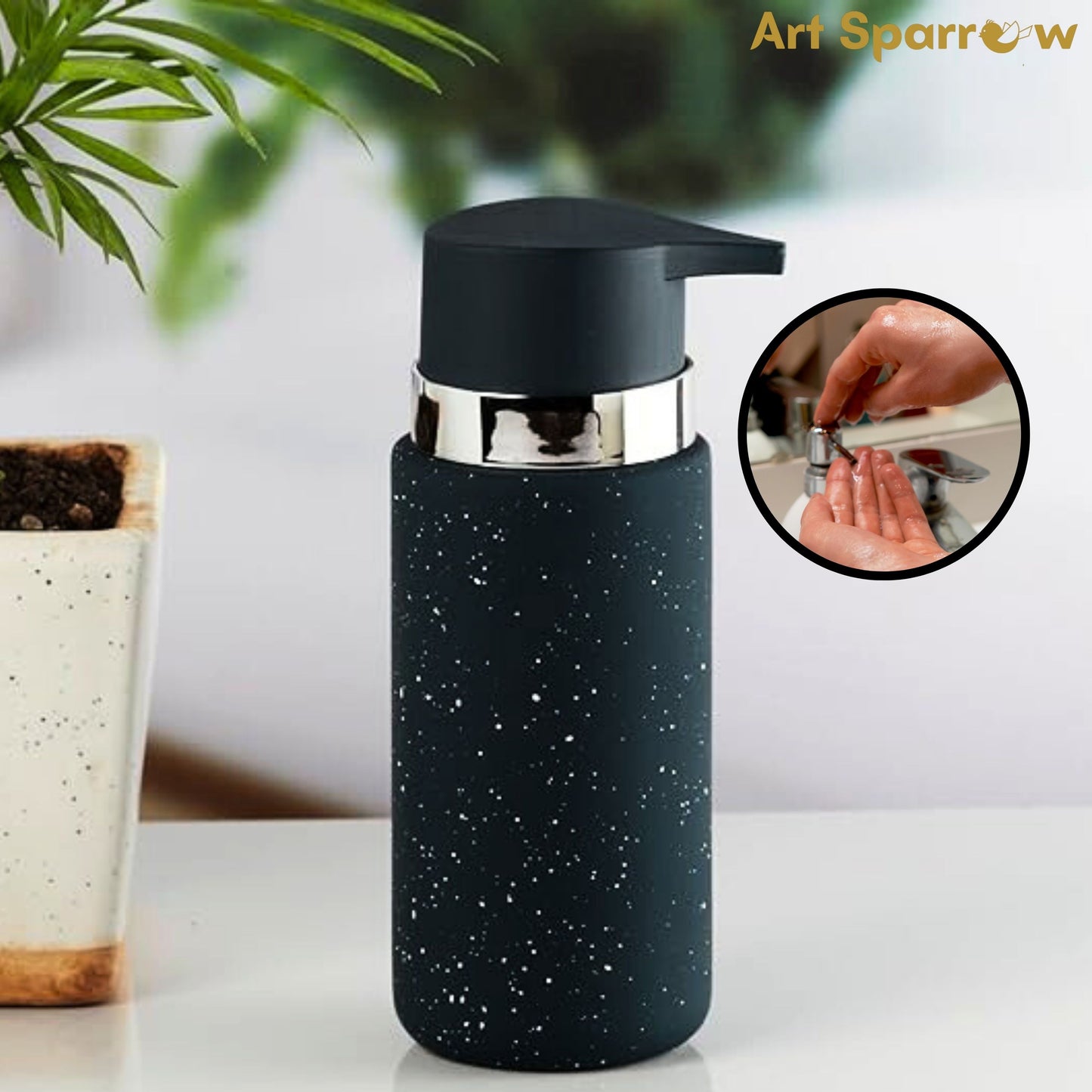 Minimalistic Design Liquid Dispenser for Bathroom and Kitchen