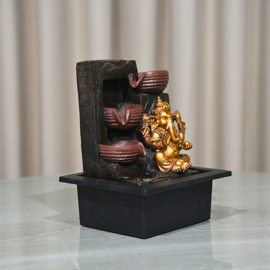 Lord Ganesh Tabletop Fountain with LED Light