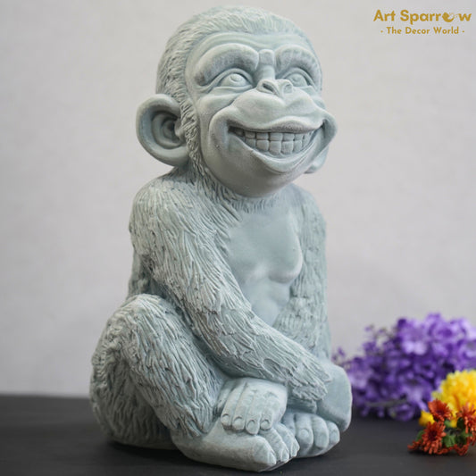 Velvet Finish Joyful Baby Chimpanzee