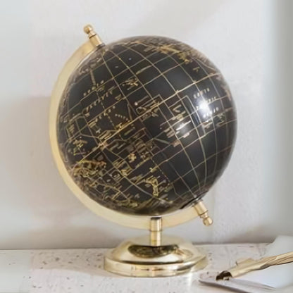 Golden Black Desk World Globe