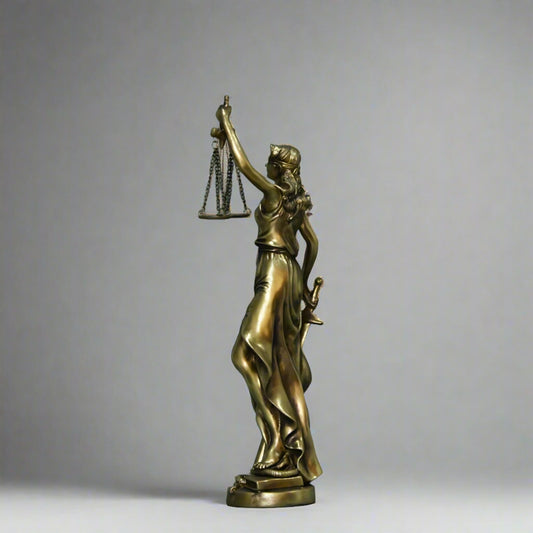 Justice Lady Figure Decorative Statue